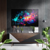 Colors of Space Brushed Aluminum Dibond Wall Art.